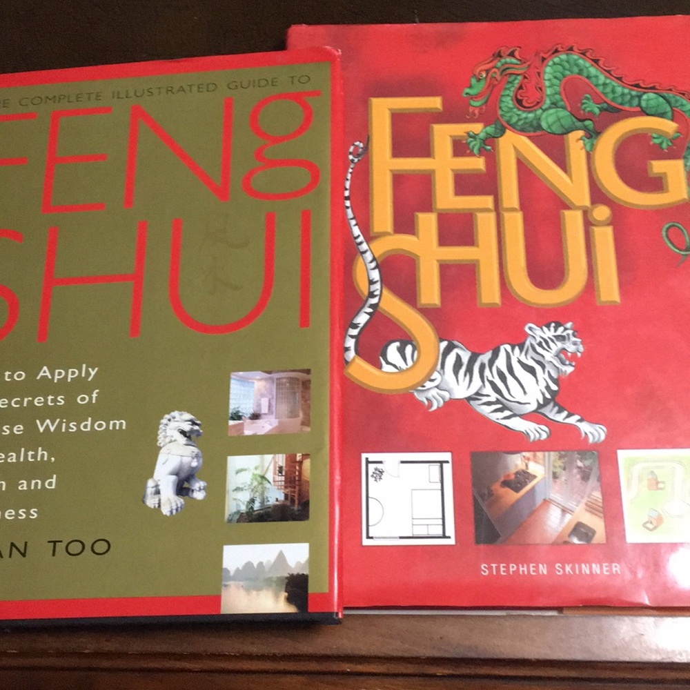 2 Hardcover Feng Shui books